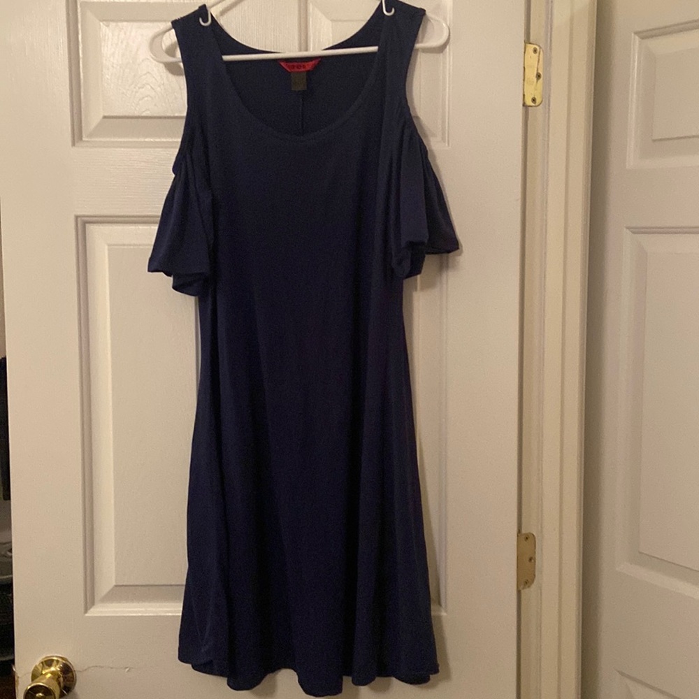 Off Shoulder Swing Dress